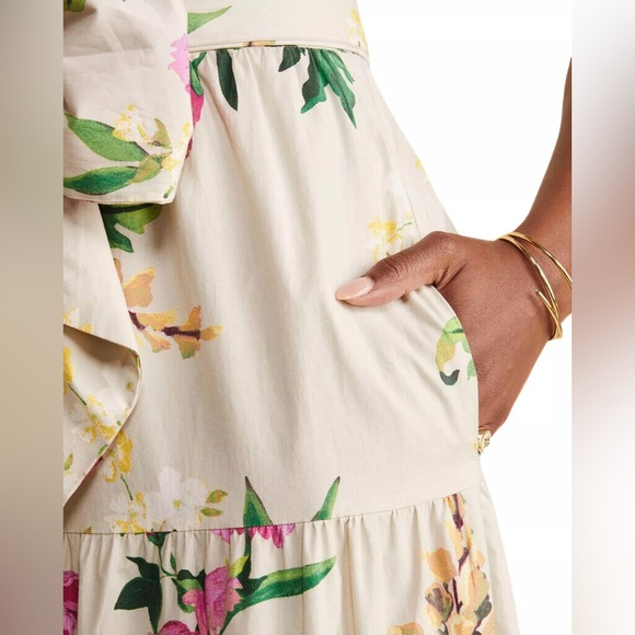 NWT Vineyard Vines Kentucky Derby Tiered Maxi Dress, Size 12 - Picture 2 of 5